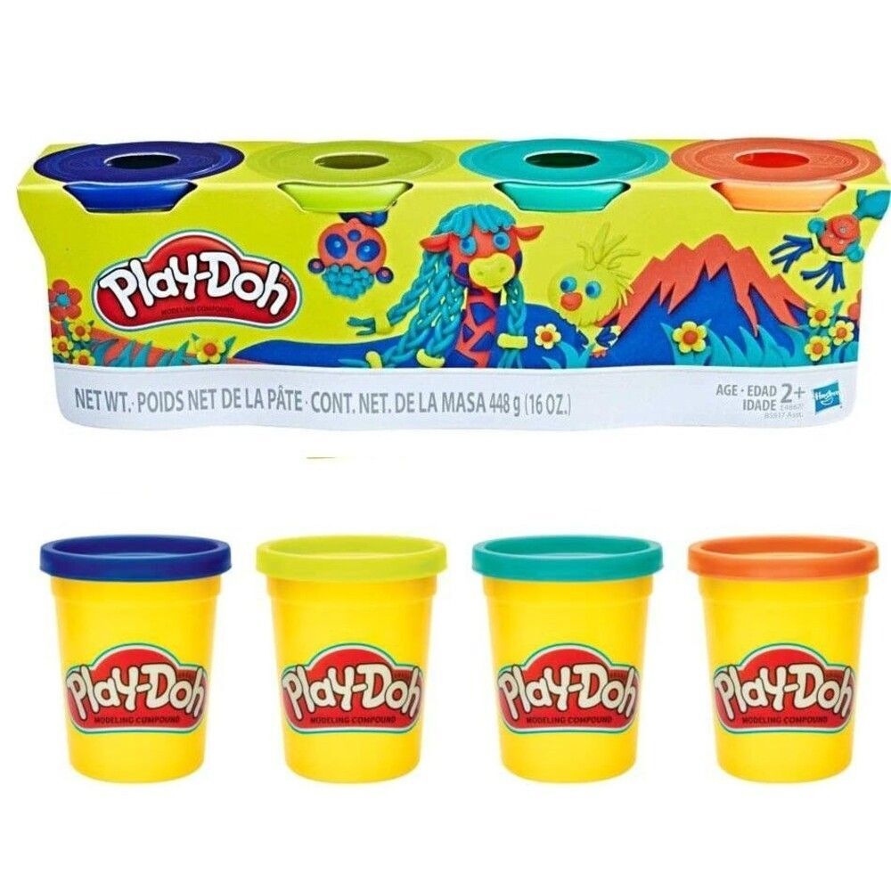 Hasbro Play-Doh 4 Pk   New!